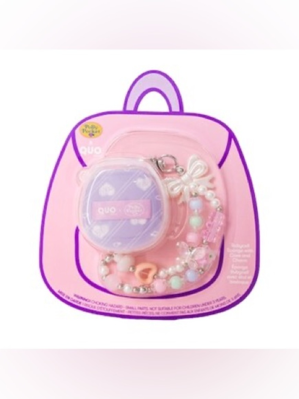 Polly Pocket x Quo Beauty Mini Beauty Sponge with Charm Chain